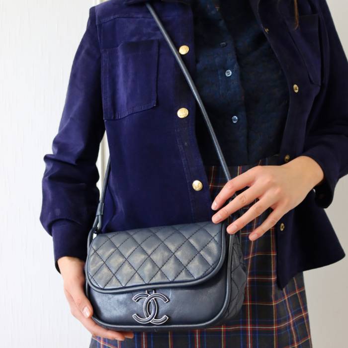 Chanel Tasche dunkelblau Chanel