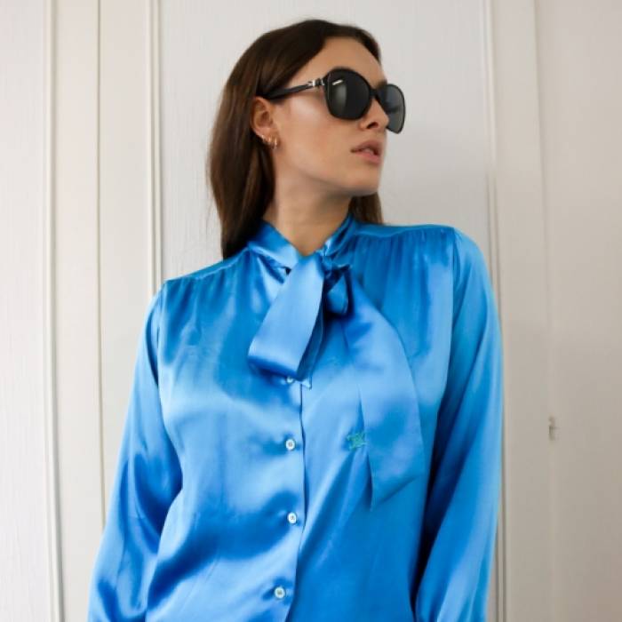Celine blue blouse Celine