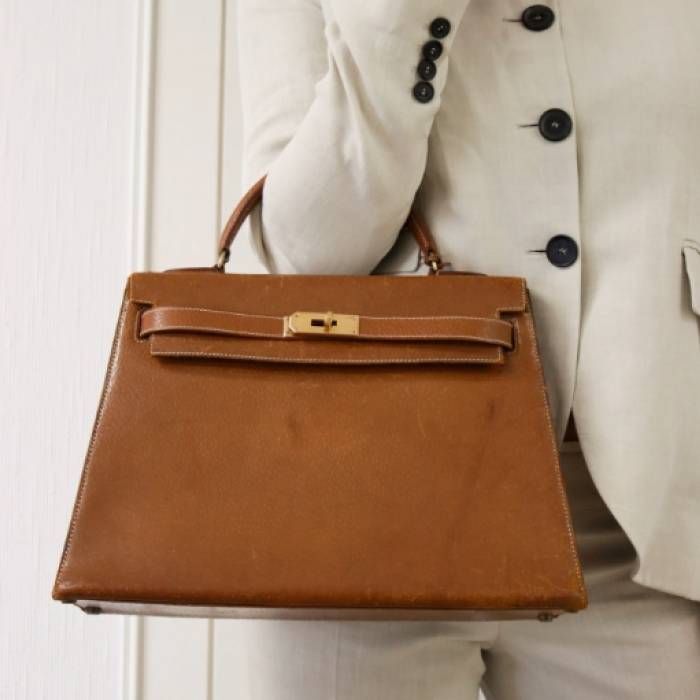 Hermes Kelly 32 brown bag Hermès