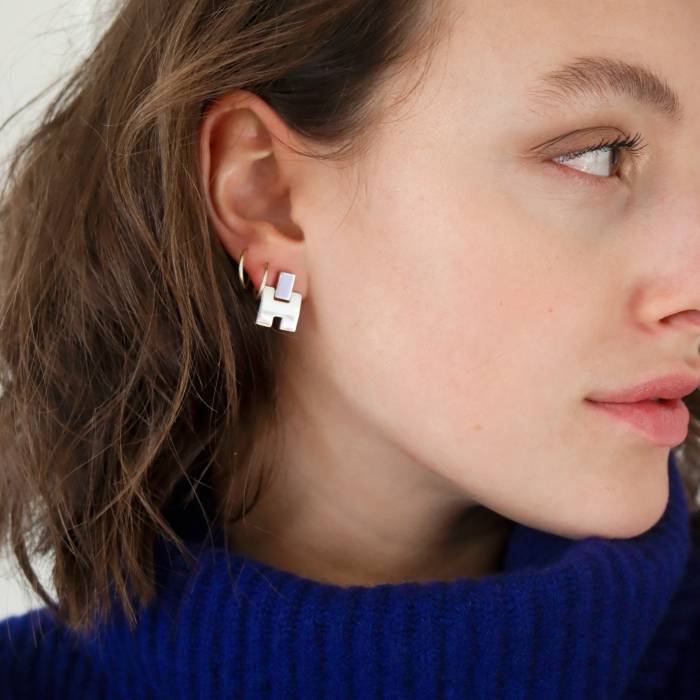 H earrings Hermès