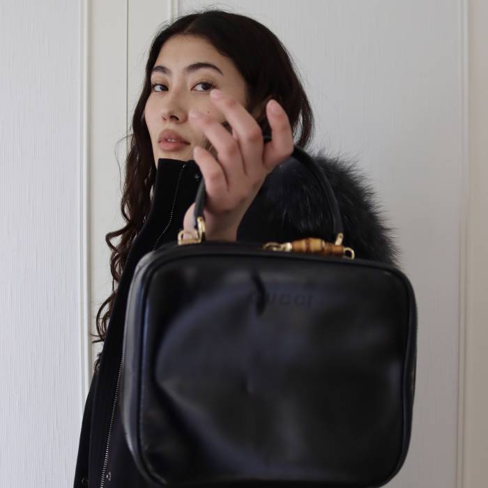 Handtasche aus Leder Gucci