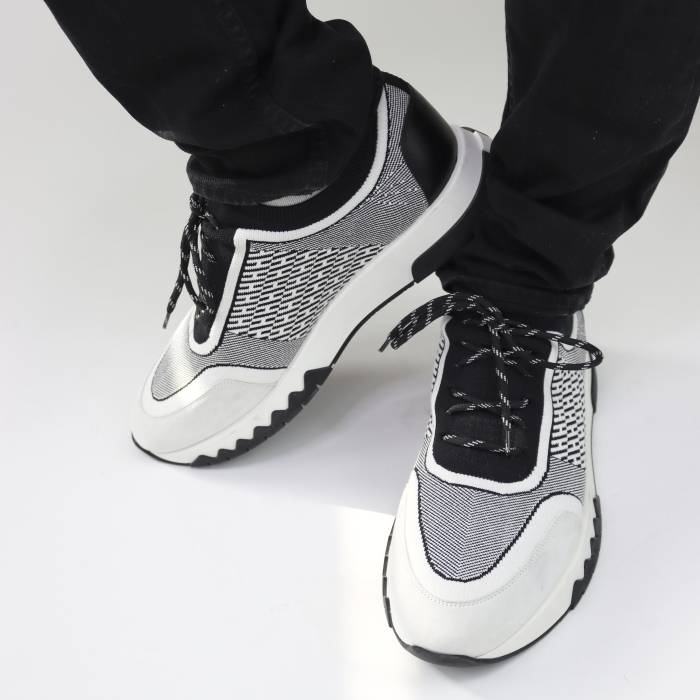 Sneakers noir et blanc Hermès Hermès