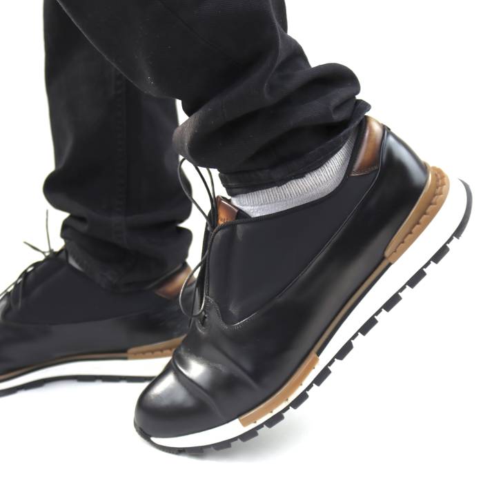 Black and brown Berlutti sneakers Berluti