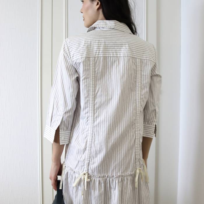 Robe chemise en coton Louis Vuitton