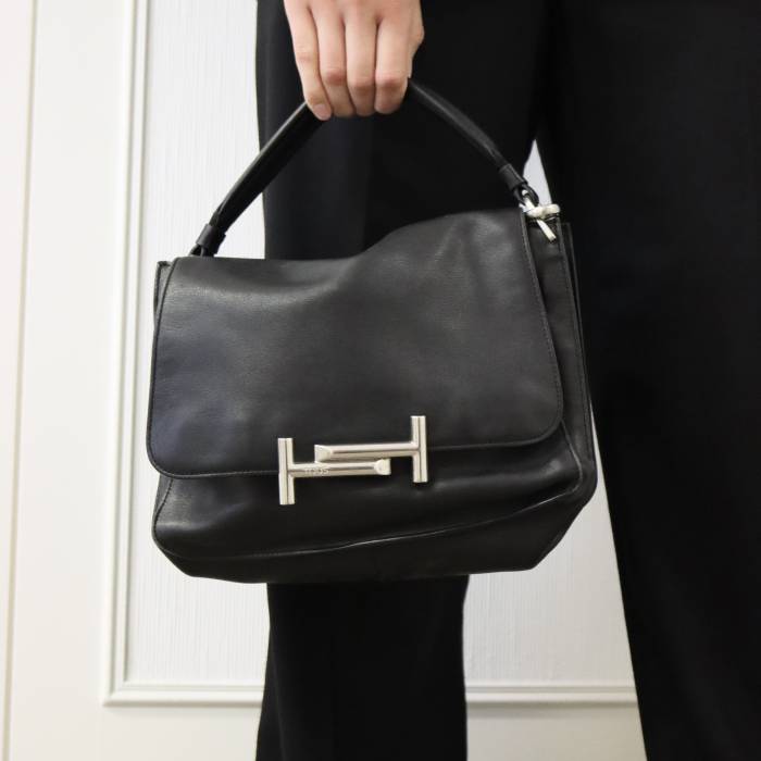 Tod's black leather handbag Tod's