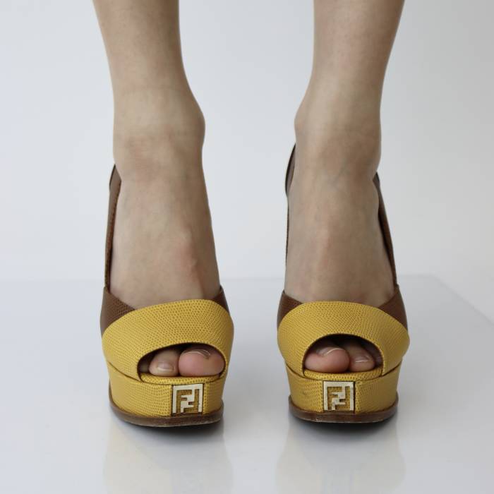 Heeled sandals Fendi