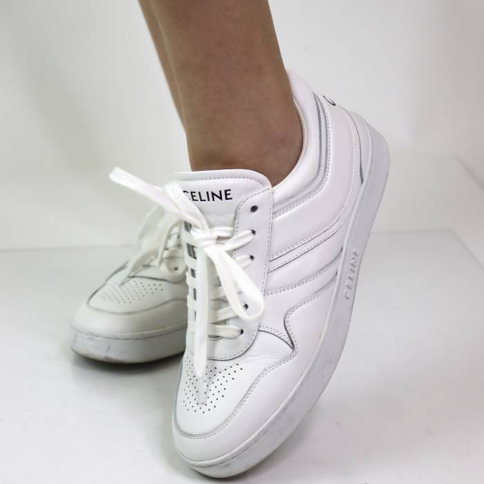 White trainers with logo Celine