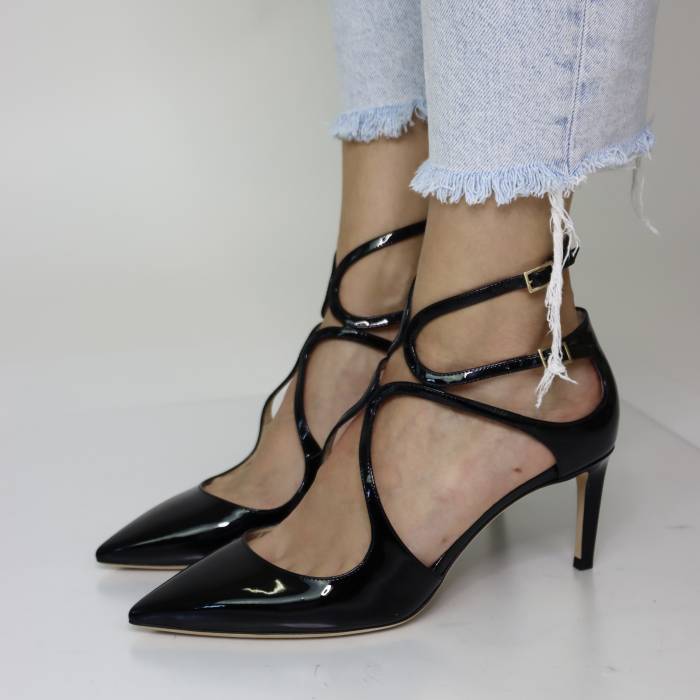 Azia pumps in black patent leather Jimmy Choo