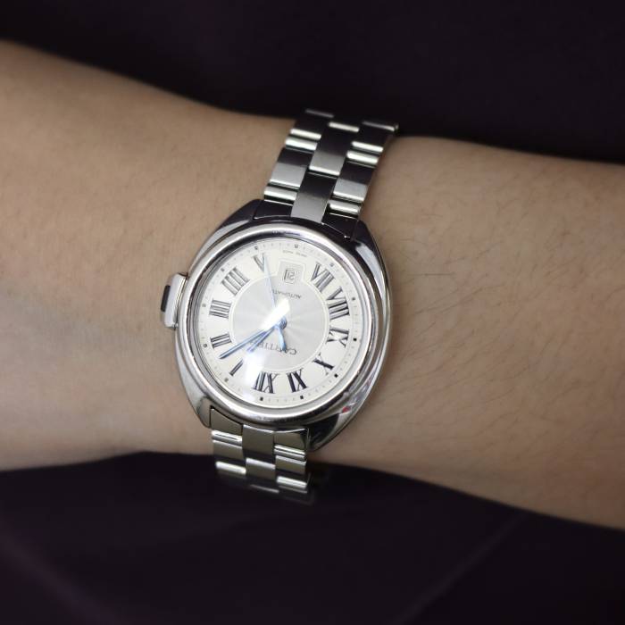 Clé de Cartier watch in steel Cartier