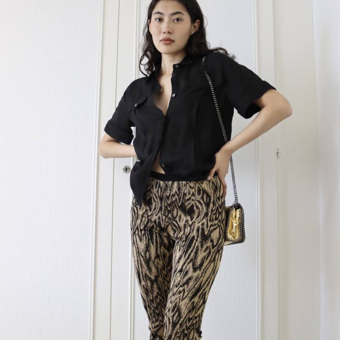 Black and gold trousers Missoni