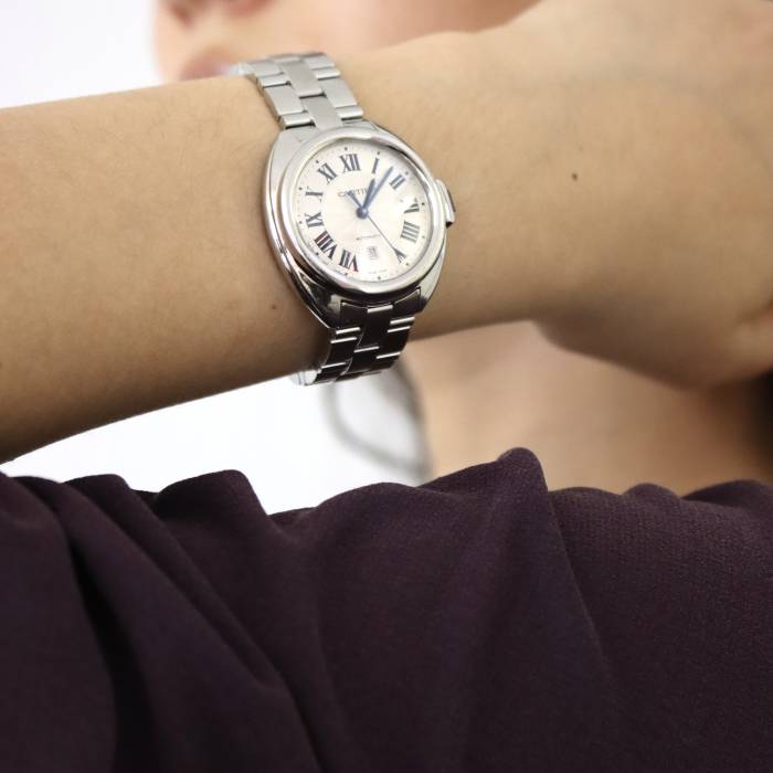 Clé de Cartier watch in steel Cartier