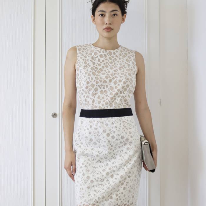 Beige cotton dress Vera Wang Vera Wang