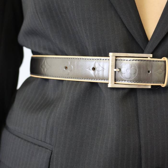 Brown leather belt Louis Vuitton