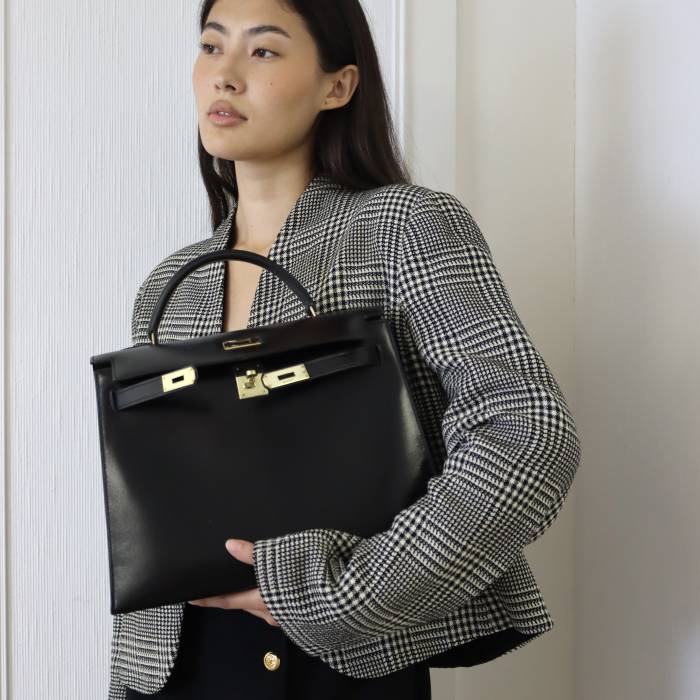 Kelly Handbag 32 black Hermès