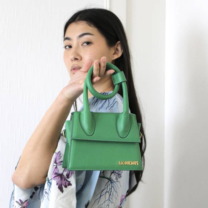 Green leather Chiquito bag Jacquemus