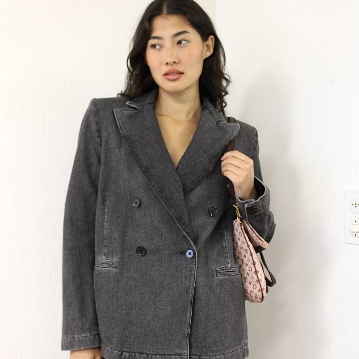 Blazer en denim MM6 Maison Margiela