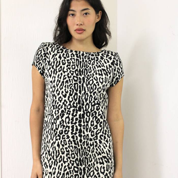 Leopard print dress Yves Saint Laurent