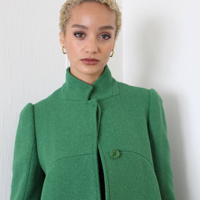 Green coat Stella McCartney