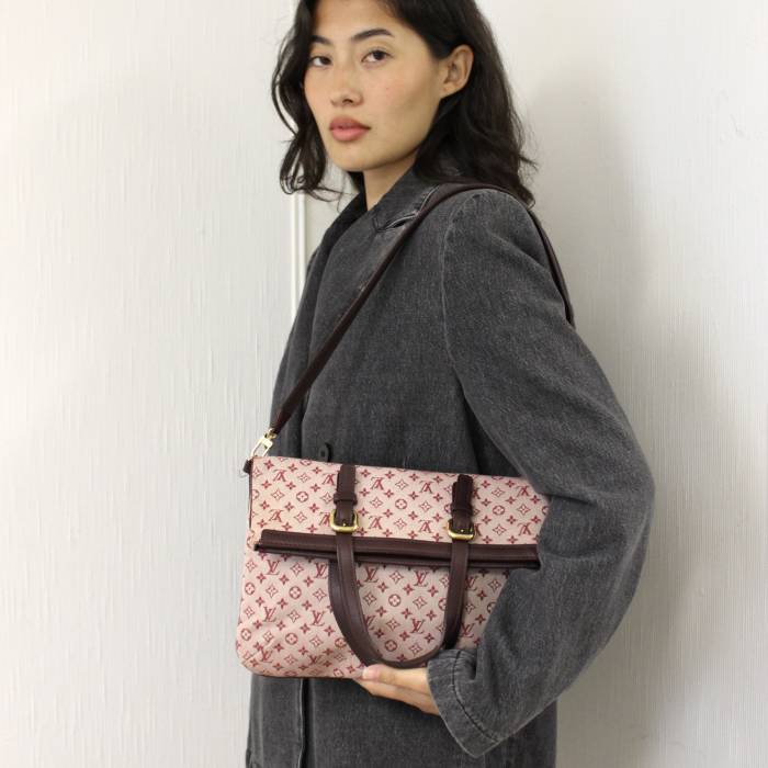 Françoise pink and brown bag Louis Vuitton