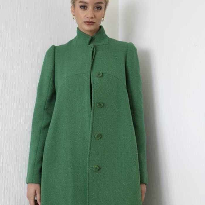 Green coat Stella McCartney