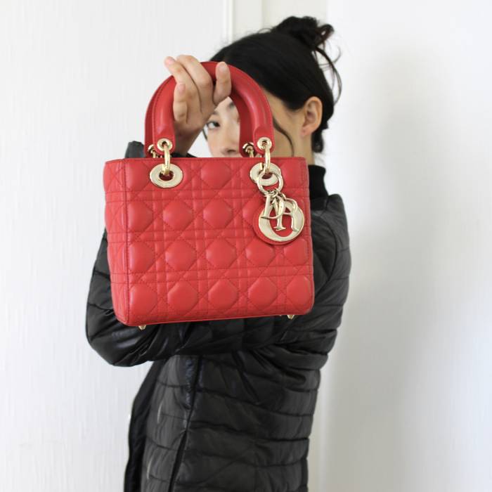 Sac Lady Dior My ABC Small Rouge Dior