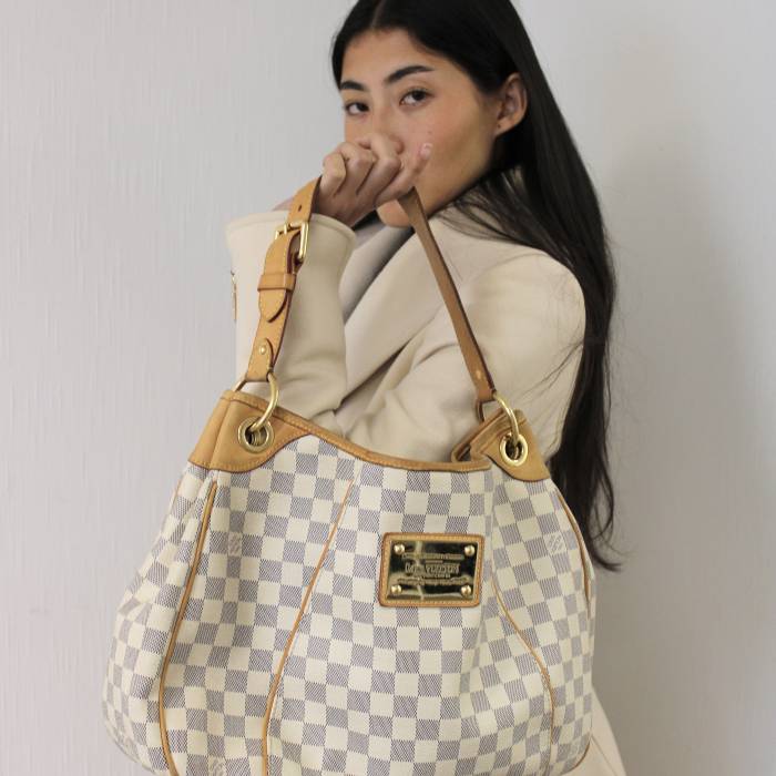 Galliera PM bag in checkerboard canvas Louis Vuitton