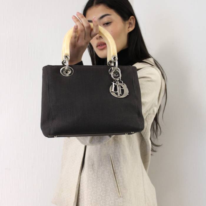 Sac Lady en nylon Dior