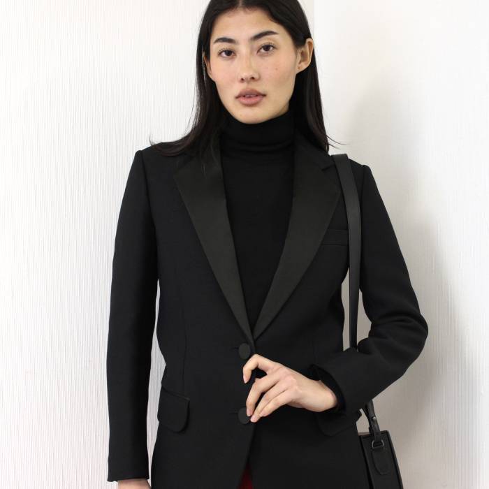 Black tuxedo blazer Celine