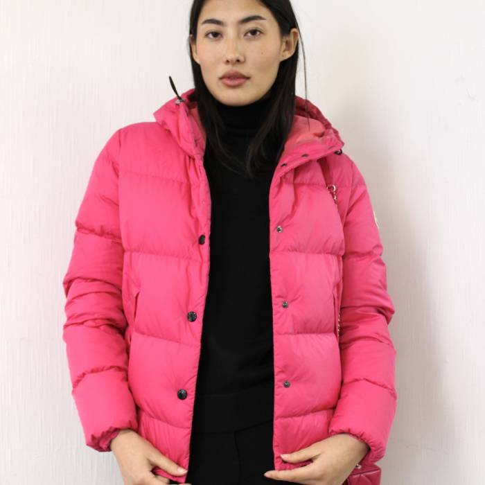 Moncler fushia down jacket Moncler