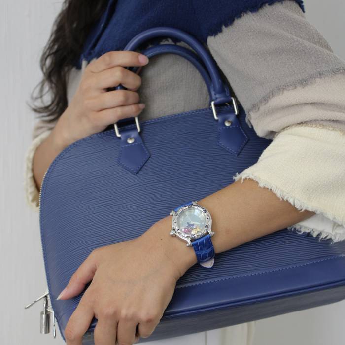 Montre Happy Sport avec cadran bleu Chopard