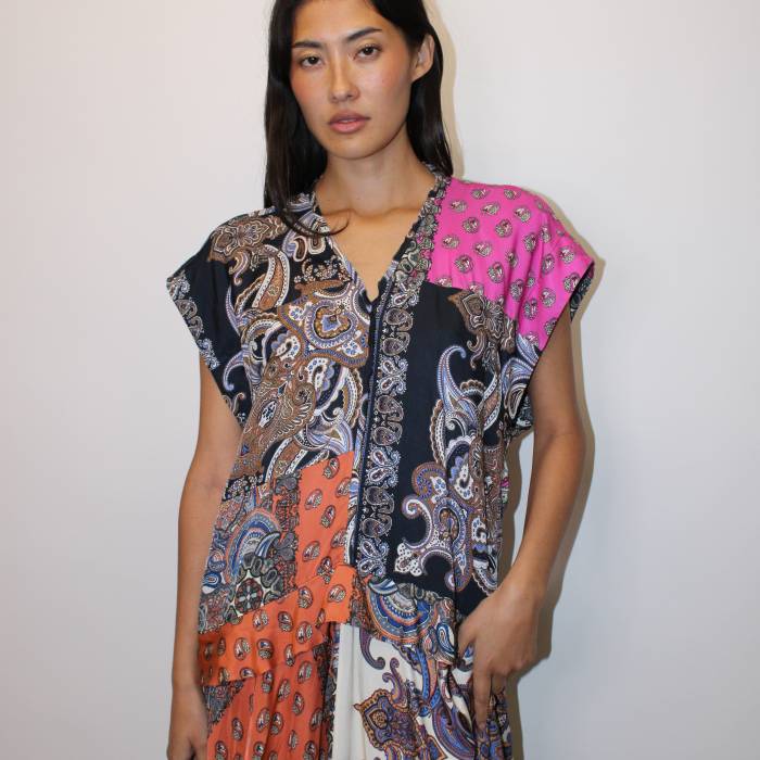 Long scarf print dress Chloé