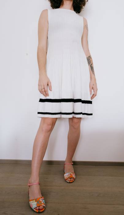 Weißes Kleid Chanel