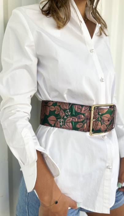 Gürtel aus Leder und Stoff Dolce & Gabbana