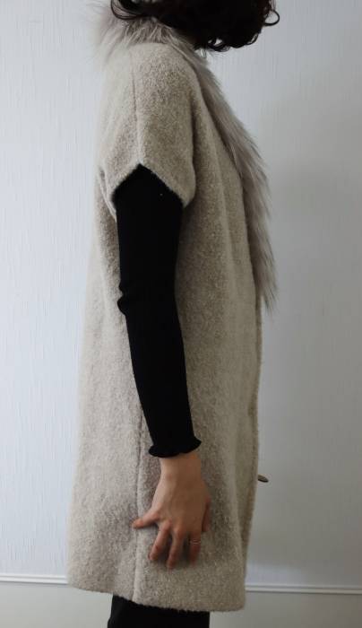 Grey wool jacket Fabiana Filippi