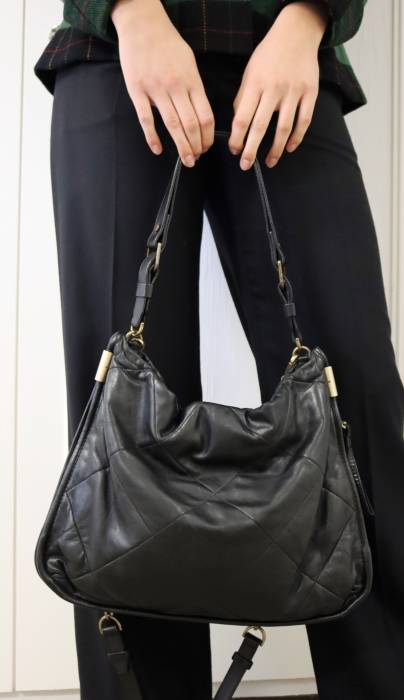 Black leather Lanvin bag Lanvin