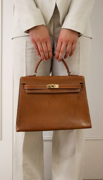 Hermes Kelly 32 brown bag Hermès