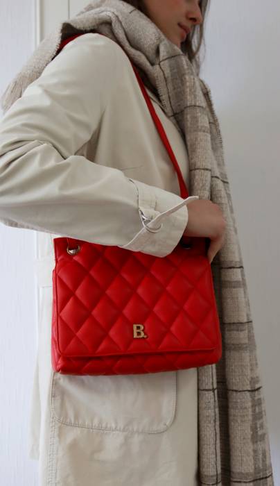 Balenciaga-Tasche aus rotem Leder Balenciaga