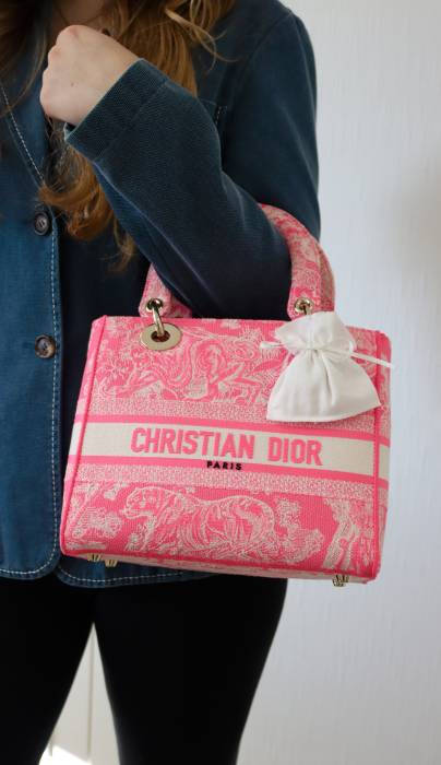 Tasche Lady Dior rosa Dior