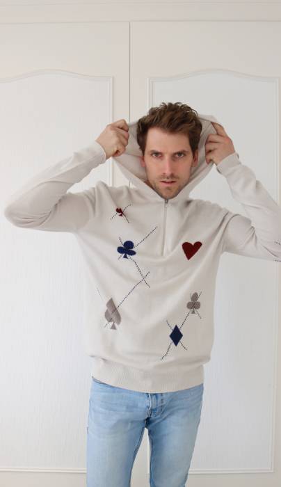 Cashmere hoodie Hermès