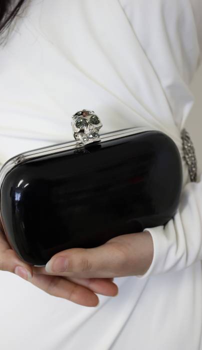 Patent leather pouch Alexander McQueen