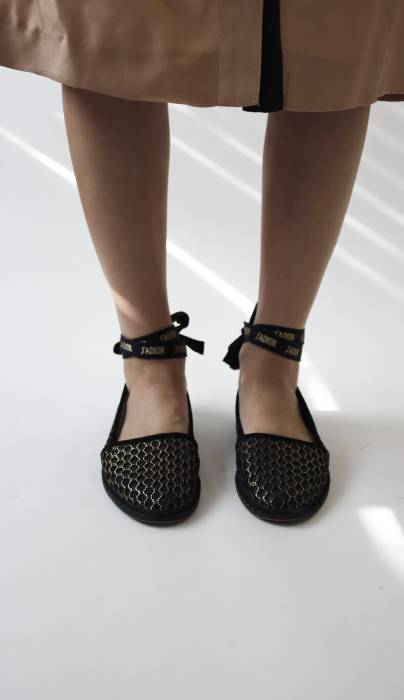 Espadrilles mit Knöchelband Dior