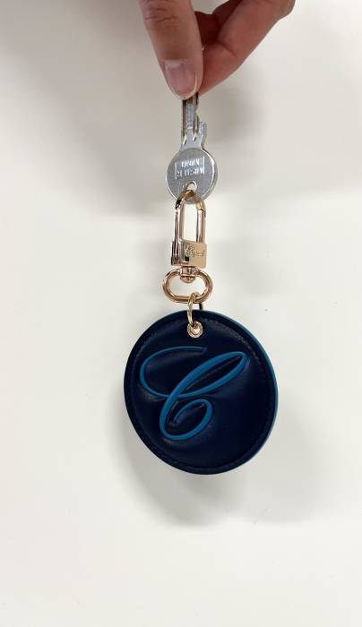 Blue leather key ring Chopard