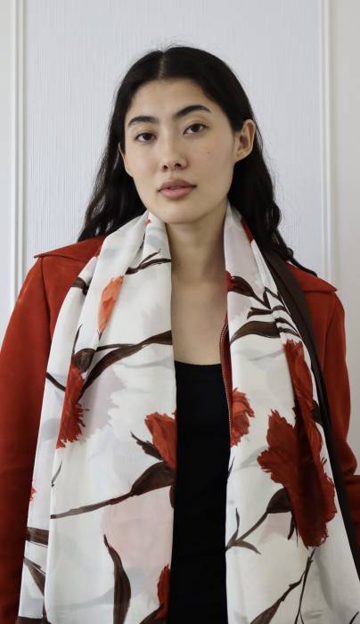 Large scarf with flowers Givenchy