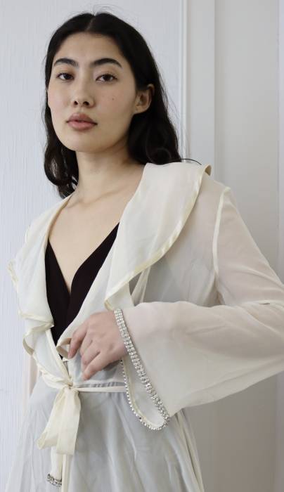 Transparent silk blouse Dolce & Gabbana