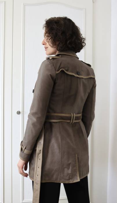 Brown trench coat Burberry