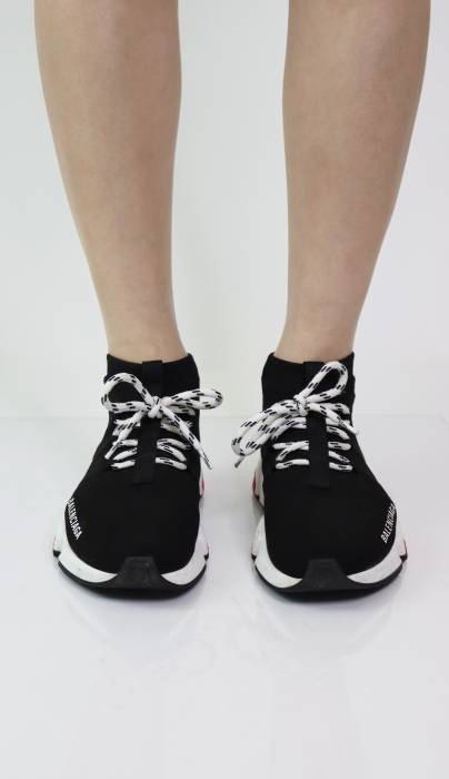 Speed Lace-Up black trainers Balenciaga
