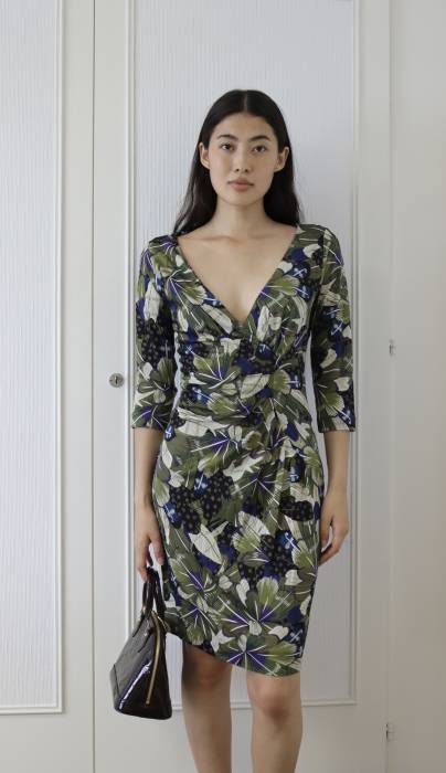 Flowery silk dress Diane Von Furstenberg