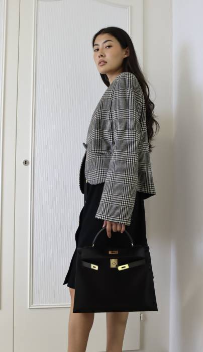 Kelly Handbag 32 black Hermès