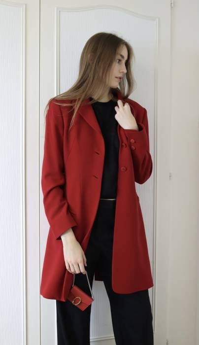 Classic red wool jacket Hermès
