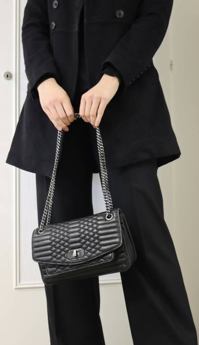 Black bag with anthracite jewelry Zadig & Voltaire